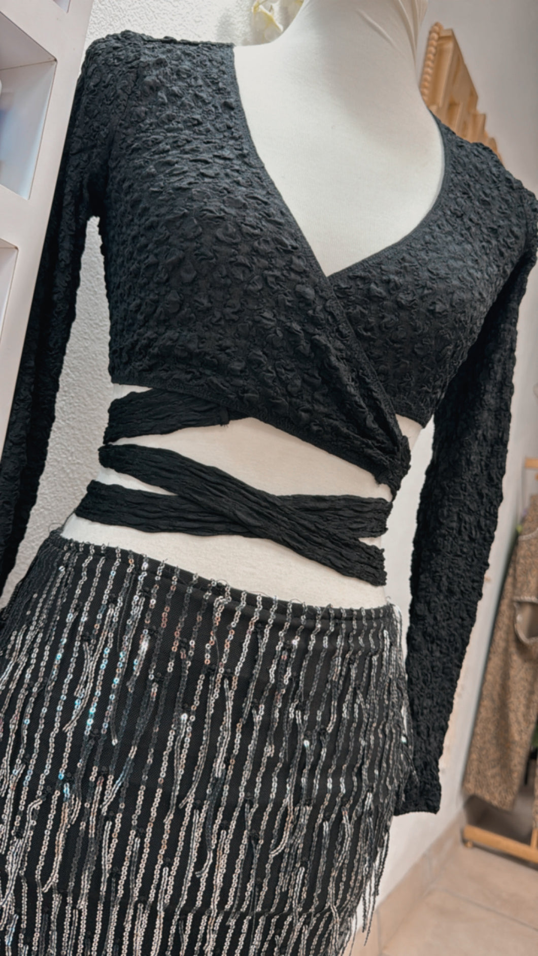 Silhouette top (Black)