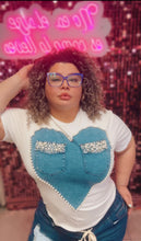 Cargar imagen en el visor de la galería, Blusa con perlas
