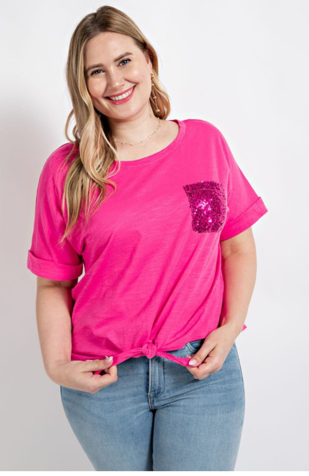 Pinky T-shirt plus size
