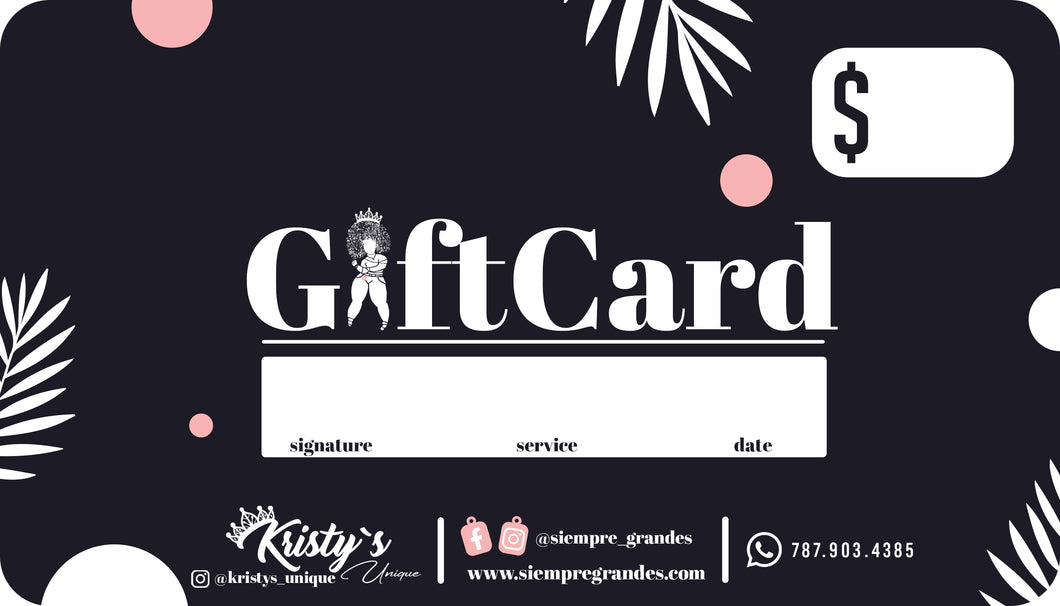 Siempre Grandes Gift Certificate’s